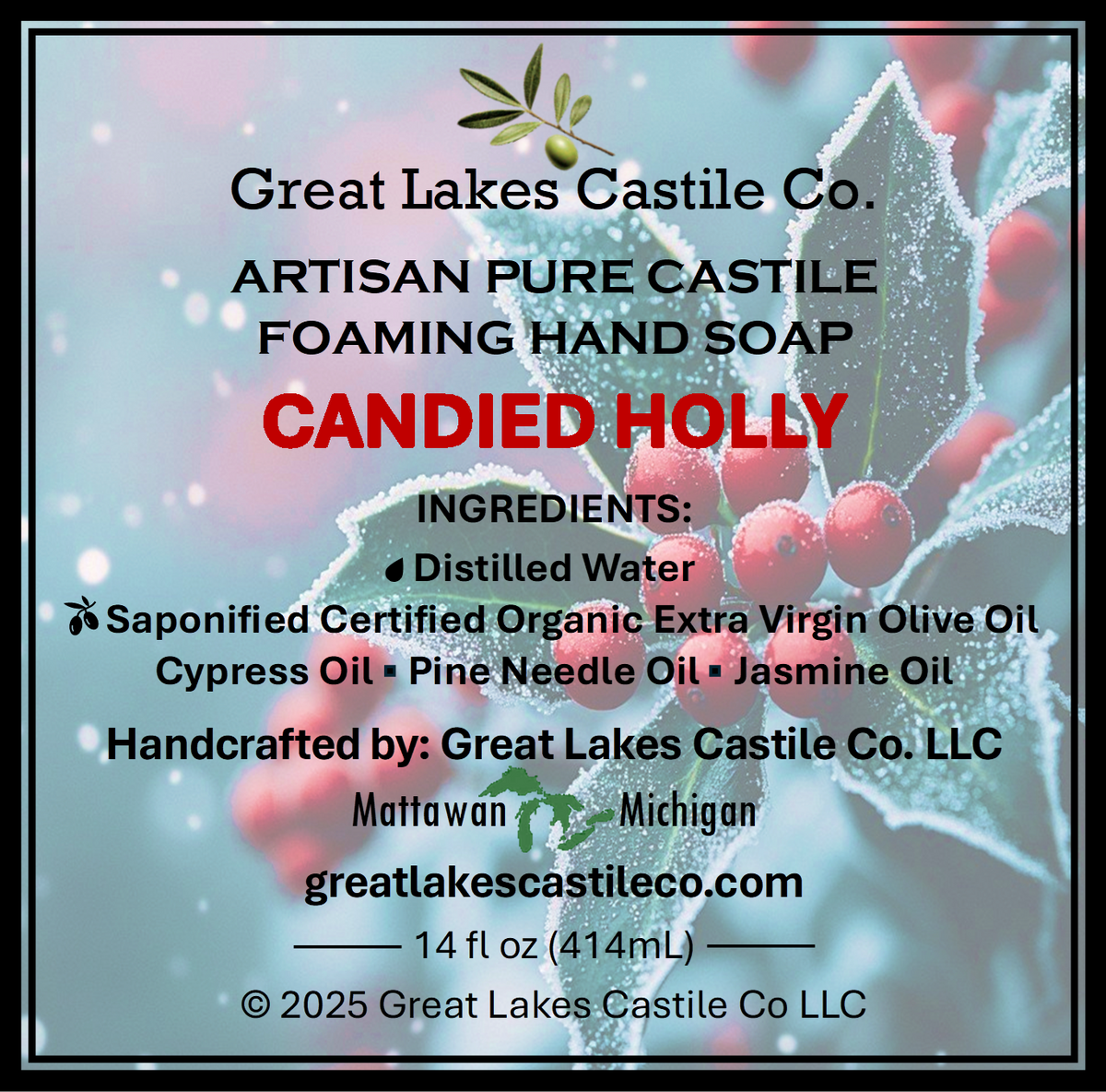 ARTISAN PURE CASTILE FOAMING HAND SOAP