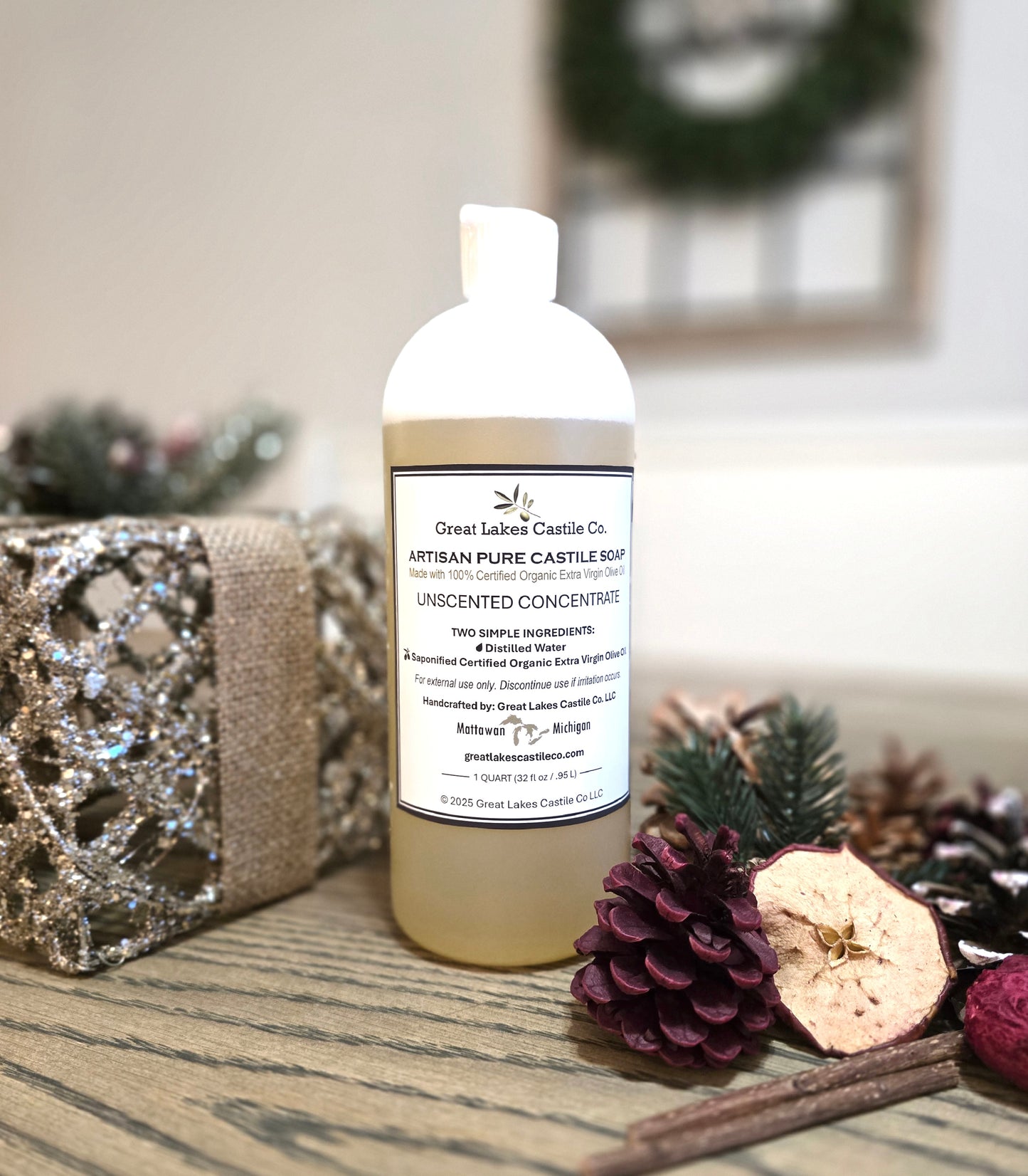 ARTISAN PURE LIQUID CASTILE SOAP CONCENTRATE (QUART)