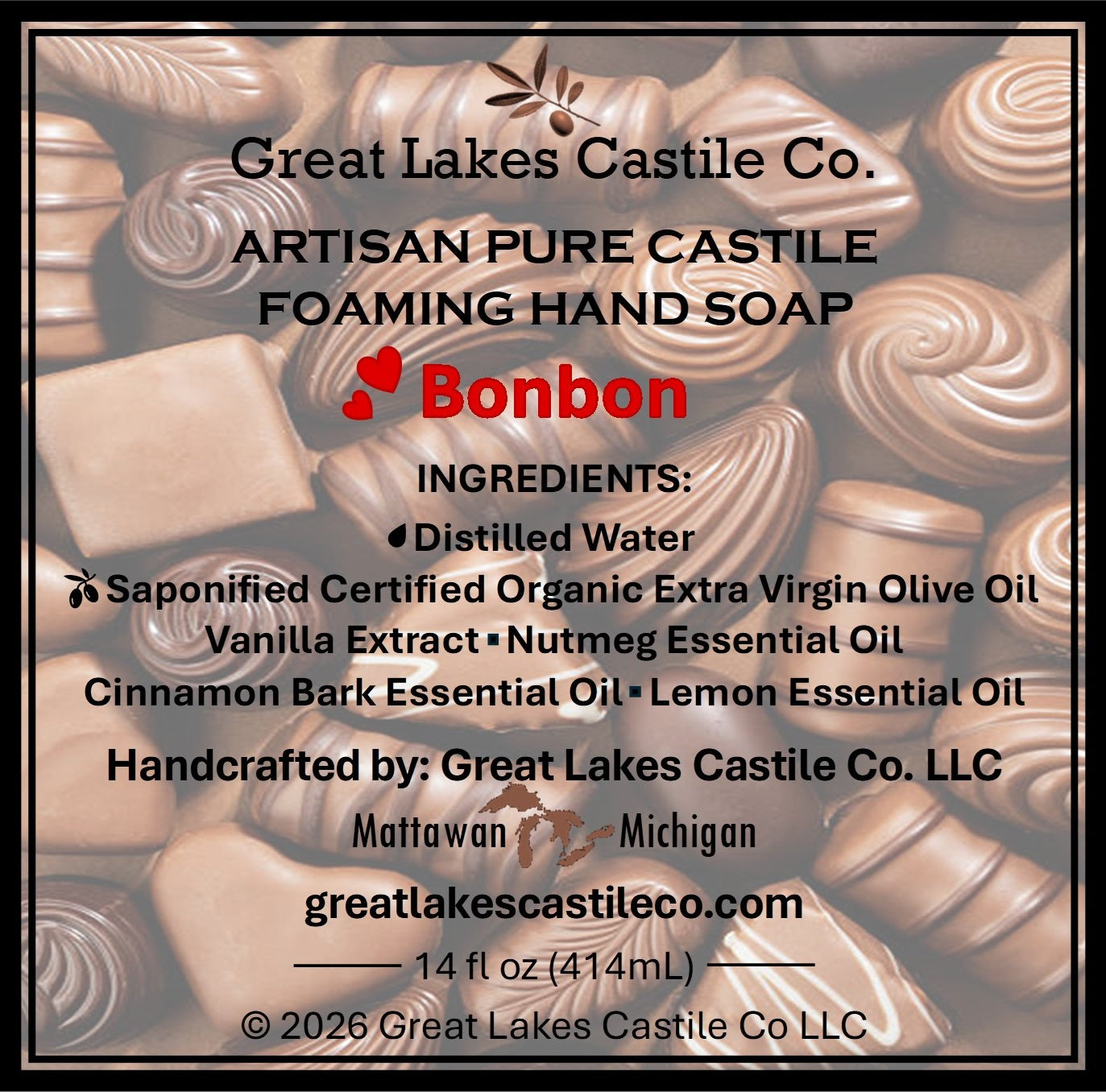 ARTISAN PURE CASTILE FOAMING HAND SOAP