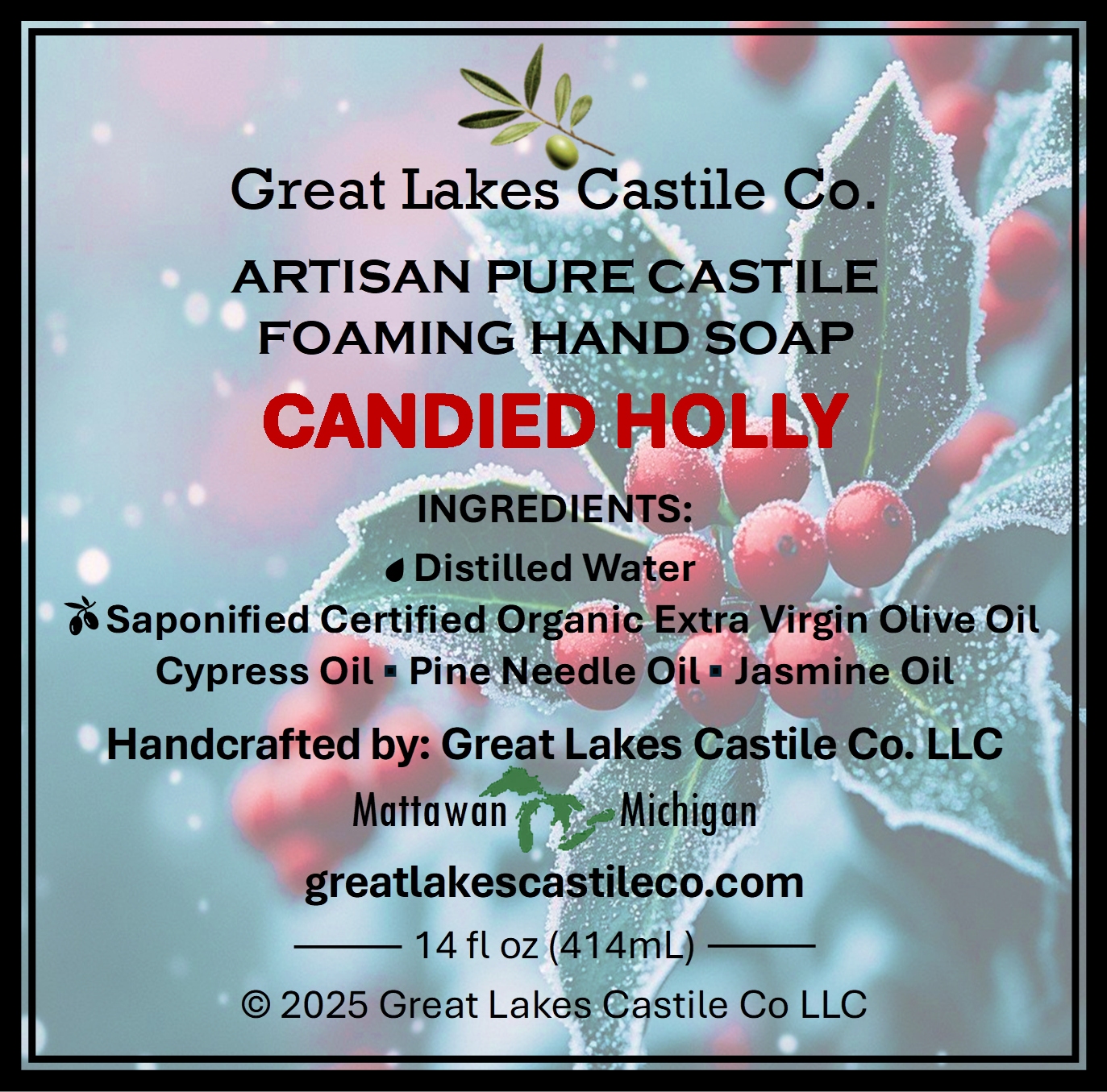 ARTISAN PURE CASTILE FOAMING HAND SOAP
