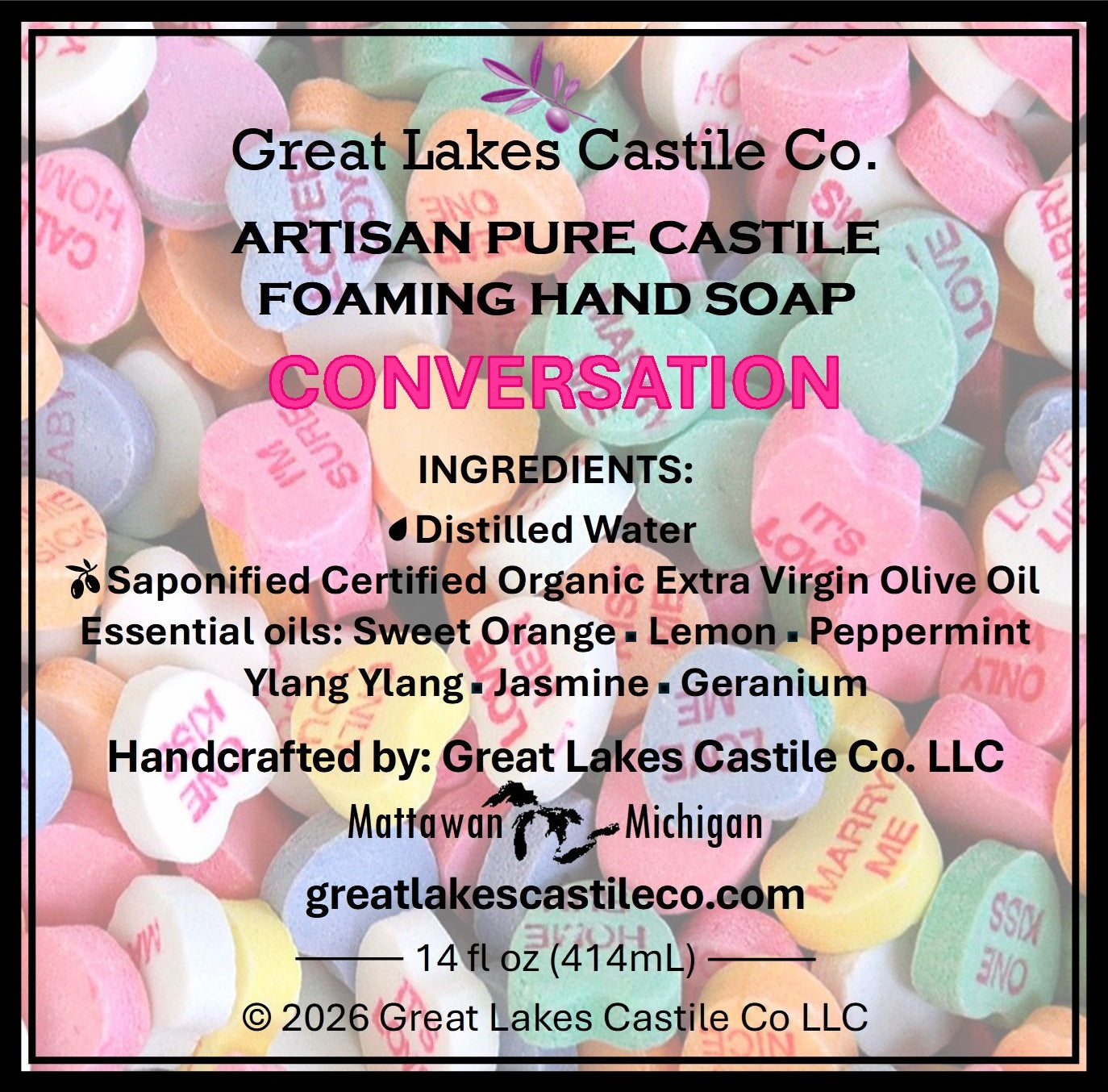 ARTISAN PURE CASTILE FOAMING HAND SOAP