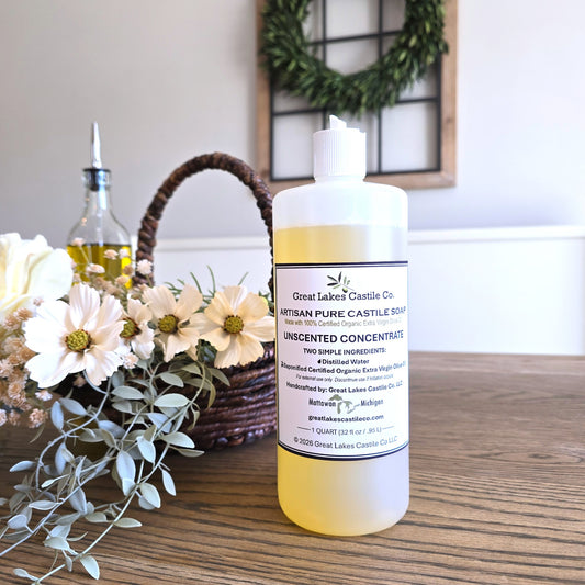 ARTISAN PURE LIQUID CASTILE SOAP CONCENTRATE (QUART)