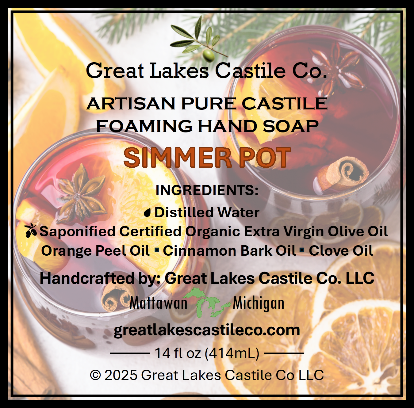 ARTISAN PURE CASTILE FOAMING HAND SOAP